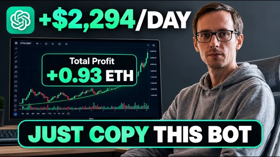 How does an AI trading bot work for day trading $8,000 in crypto and how can you copy it
